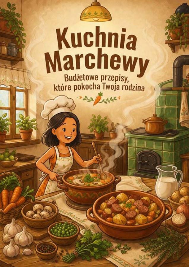 Kuchnia Marchewy — okładka e-booka z budżetowymi przepisami